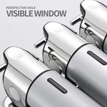 Single/Double/Triple500Ml Soap Dispenser Wall-Mount Shower Bath Shampoo Dispenser Liquid Soap Container Soap and Gel Dispenser